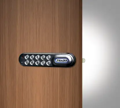 Click Here To Enlarge This Photo Of Codelocks KL1000 BK LH KitLock Classic Electronic Locker&sol;Cabinet Lock &lpar;Left Hand&rpar; - Black