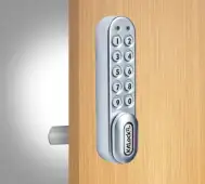Codelocks KL1000 SG KitLock Classic Electronic Locker&sol;Cabinet Lock &lpar;Vertical&rpar; - Silver