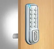 Codelocks KL1200 SG KitLock Electronic Locker&sol;Cabinet Lock &lpar;Vertical&rpar; - Silver
