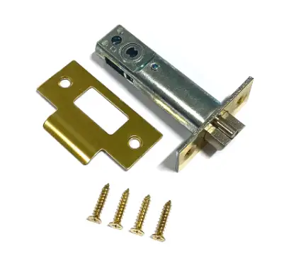Click Here To Enlarge This Photo Of Codelocks P251 LB60 PB 60mm Backset Replacment Mortice Latch to suit CL155 & CL255 - Polished Brass