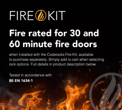 Click Here To Enlarge This Photo Of Codelocks PFKP V2 Fire Kit Pack to suit all Digital Lock Tubular Latches