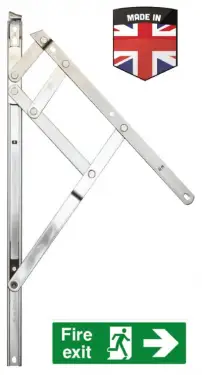 Click Here To Enlarge This Photo Of DGS Group ELITE Egress Side Hung UPVC Window Friction Hinges