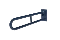 105SC&sol;DB Fitzroy of London 800mm Friction Hinged Support Rail &lpar;Stainless Steel&rpar; with Concealed Fixings - Dark Blue &lpar;RAL 5011&rpar;