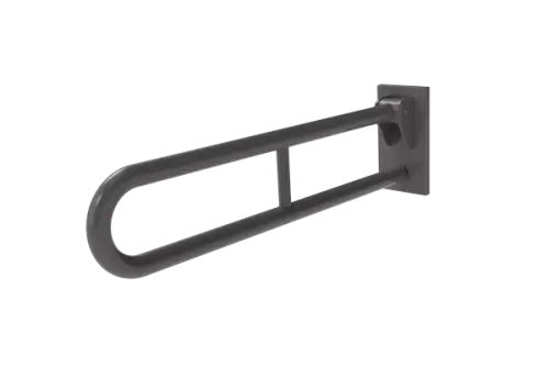Click Here To Enlarge This Photo Of 105SC&sol;GY Fitzroy of London 800mm Friction Hinged Support Rail &lpar;Stainless Steel&rpar; with Concealed Fixings - Grey &lpar;RAL 7005&rpar;
