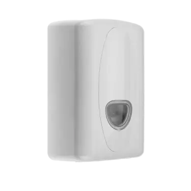 Click Here To Enlarge This Photo Of 140401&sol;WH Fitzroy of London Plastic Toilet Tissue Dispenser with Clear Level Indicator - White
