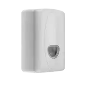 140401&sol;WH Fitzroy of London Plastic Toilet Tissue Dispenser with Clear Level Indicator - White