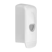 140601&sol;WH Fitzroy of London Plastic Bulk Fill Soap Dispenser with Clear Level Indicator - White