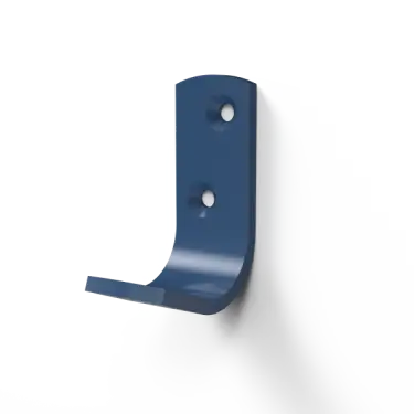 Click Here To Enlarge This Photo Of 141701&sol;DB Fitzroy of London Single Robe Hook &lpar;Aluminium&rpar; Dark Blue &lpar;RAL 5011&rpar;