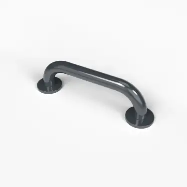 Click Here To Enlarge This Photo Of 210130&sol;DG Fitzroy of London 305mm x 35mm &lpar;dia&rpar; Stainless Steel Grab Rail with Concealed Fixings - Dark Grey &lpar;RAL 7016&rpar;