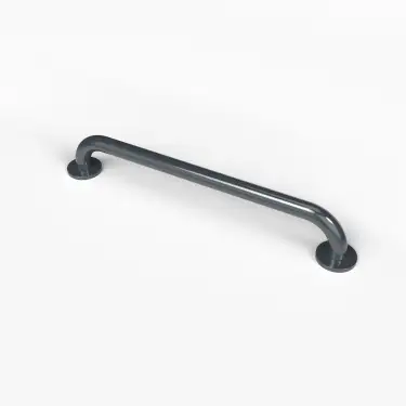 Click Here To Enlarge This Photo Of 210160&sol;DG Fitzroy of London 600mm x 35mm &lpar;dia&rpar; Stainless Steel Grab Rail with Concealed Fixings - Dark Grey &lpar;RAL 7016&rpar;