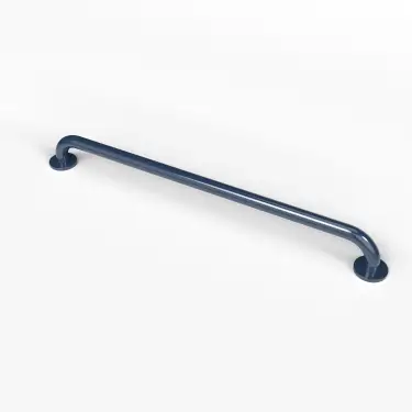 Click Here To Enlarge This Photo Of 210190&sol;DB Fitzroy of London 900mm x 35mm &lpar;dia&rpar; Stainless Steel Grab Rail with Concealed Fixings - Dark Blue &lpar;RAL 5011&rpar;