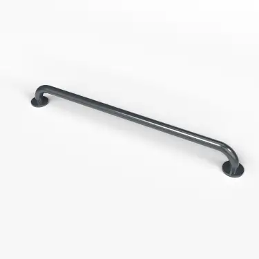 Click Here To Enlarge This Photo Of 210190&sol;DG Fitzroy of London 900mm x 35mm &lpar;dia&rpar; Stainless Steel Grab Rail with Concealed Fixings - Dark Grey &lpar;RAL 7016&rpar;