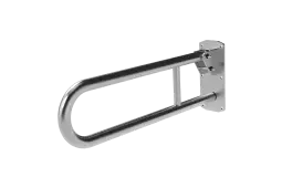 211865&sol;SS Fitzroy of London 650mm Lift and Lock Hinged Support Rail &lpar;Stainless Steel&rpar; with Exposed Fixings - Satin