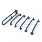 230003&sol;DB Fitzroy of London &lpar;Rail Only&rpar; Doc M Toilet Pack &lpar;Mild Steel&rpar; with Concealed Fixings - Dark Blue &lpar;RAL 5011&rpar;