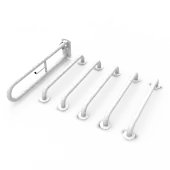 230003&sol;WH Fitzroy of London &lpar;Rail Only&rpar; Doc M Toilet Pack &lpar;Mild Steel&rpar; with Concealed Fixings - White