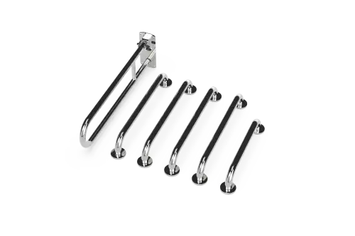 Click Here To Enlarge This Photo Of 230005&sol;SP Fitzroy of London &lpar;Rail Only&rpar; Doc M Toilet Pack &lpar;Stainless Steel&rpar; with Concealed Fixings - Polished