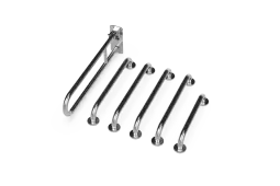 230005&sol;SS Fitzroy of London &lpar;Rail Only&rpar; Doc M Toilet Pack &lpar;Stainless Steel&rpar; with Concealed Fixings - Satin