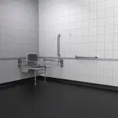 230401&sol;SS Fitzroy of London Doc M Changing Room Pack &lpar;Stainless Steel&rpar; with Concealed Fixings - Satin