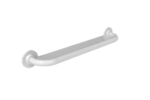 Click Here To Enlarge This Photo Of 240060&sol;WH Fitzroy of London 600mm x 32mm &lpar;dia&rpar; Anti Ligature Grab Rail &lpar;Stainless Steel&rpar; with Exposed Fixings - White &lpar;RAL 9016&rpar;