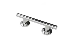 310035&sol;SP Fitzroy of London 355mm Contemporary Straight Grab Rail &lpar;Stainless Steel&rpar; with Concealed Nylon Flange - Polished