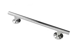 310062&sol;SP Fitzroy of London 620mm Contemporary Straight Grab Rail &lpar;Stainless Steel&rpar; with Concealed Nylon Flange - Polished