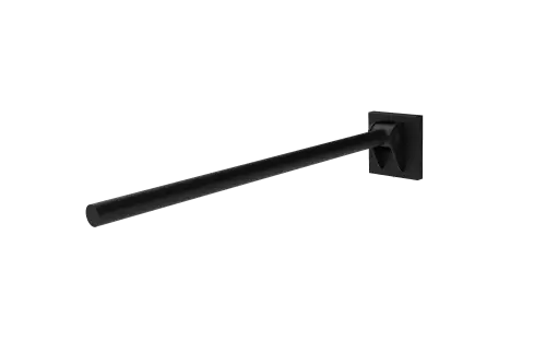 Click Here To Enlarge This Photo Of 310480C&sol;MB Fitzroy of London 800mm Contemporary Single Arm Friction Hinged Support Rail &lpar;Stainless Steel&rpar; with Concealed Fixings - Matt Black &lpar;RAL 9005&rpar;