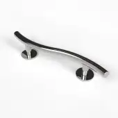 311648&sol;SP Fitzroy of London 480mm Luxury Curved Grab Rail &lpar;Stainless Steel&rpar; with Concealed Fixings - Polished