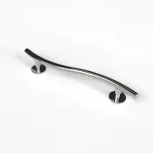 311662&sol;SP Fitzroy of London 620mm Luxury Curved Grab Rail &lpar;Stainless Steel&rpar; with Concealed Fixings - Polished
