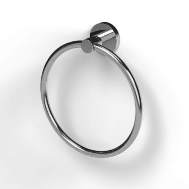 Click Here To Enlarge This Photo Of 343003&sol;CP Fitzroy of London Towel Ring - Polished Chrome