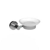 343008&sol;CP Fitzroy of London Soap Dish Holder &lpar;Including Dish&rpar; - Polished Chrome