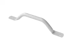 FESB-18&sol;WH Fitzroy of London Flat Ended Grab Rail &lpar;Mild Steel&rpar; Overall Length 455mm - White &lpar;RAL 9016&rpar;