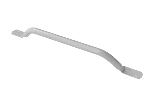 Click Here To Enlarge This Photo Of FESB-24&sol;0&sol;WH Fitzroy of London Flat Ended Off-Set Grab Rail &lpar;Mild Steel&rpar; Overall Length 610mm - White &lpar;RAL 9016&rpar;