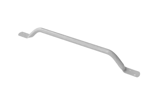 Click Here To Enlarge This Photo Of FESB-28&sol;WH Fitzroy of London Flat Ended Grab Rail &lpar;Mild Steel&rpar; Overall Length 710mm - White &lpar;RAL 9016&rpar;