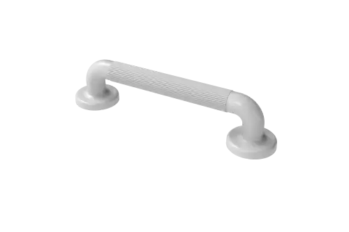 Click Here To Enlarge This Photo Of PFGB-12&sol;WH Fitzroy of London 300mm x 36mm &lpar;dia&rpar; Plastic Fluted Grab Rail with Concealed Fixings - White &lpar;RAL 9016&rpar;