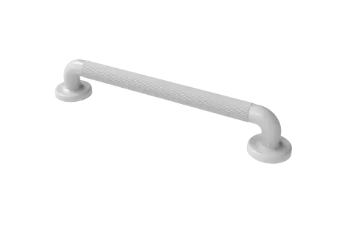 Click Here To Enlarge This Photo Of PFGB-18&sol;WH Fitzroy of London 450mm x 36mm &lpar;dia&rpar; Plastic Fluted Grab Rail with Concealed Fixings - White &lpar;RAL 9016&rpar;