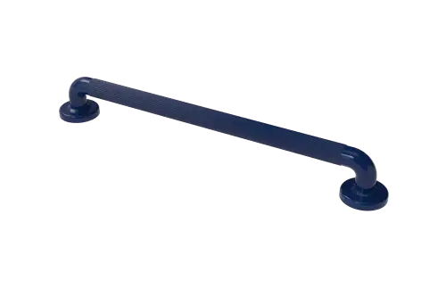 Click Here To Enlarge This Photo Of PFGB-24&sol;EB Fitzroy of London 600mm x 36mm &lpar;dia&rpar; Plastic Fluted Grab Rail with Concealed Fixings - Electric Blue &lpar;RAL 5002&rpar;