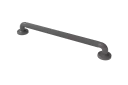 PFGB-24&sol;GY Fitzroy of London 600mm x 36mm &lpar;dia&rpar; Plastic Fluted Grab Rail with Concealed Fixings - Grey &lpar;RAL 7005&rpar;