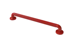 PFGB-24&sol;RD Fitzroy of London 600mm x 36mm &lpar;dia&rpar; Plastic Fluted Grab Rail with Concealed Fixings - Red &lpar;RAL 3020&rpar;