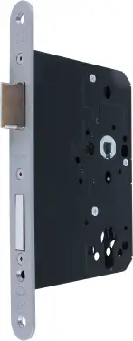 Click Here To Enlarge This Photo Of AR910-R-80-SSS Hoppe Arrone DIN Mortice Sashlock Case Radius Forend &lpar;80mm Backset&rpar; - Satin Stainless Steel &lpar;87117078&rpar;
