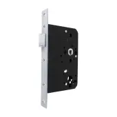 AR911-S-80-SSS Hoppe Arrone DIN Mortice Latch Square Forend &lpar;80mm Backset&rpar; - Satin Stainless Steel &lpar;50001772&rpar;
