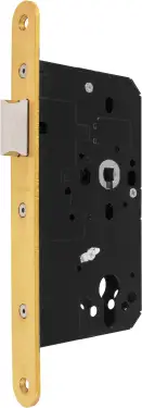 Click Here To Enlarge This Photo Of AR911-R-60-PB Hoppe Arrone DIN Mortice Latch Radius Forend &lpar;60mm Backset&rpar; - Polished Brass &lpar;87107864&rpar;