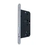 AR912-R-60-SSS Hoppe Arrone DIN Mortice Deadlock Case Radius Forend &lpar;60mm Backset&rpar; - Satin Stainless Steel &lpar;87107868&rpar;