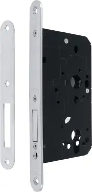 Click Here To Enlarge This Photo Of AR912-R-60-PSS Hoppe Arrone DIN Mortice Deadlock Case Radius Forend &lpar;60mm Backset&rpar; - Polished Stainless Steel &lpar;87107869&rpar;