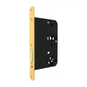 AR912-R-80-PB Hoppe Arrone DIN Mortice Deadlock Case Radius Forend &lpar;80mm Backset&rpar; - Polished Brass &lpar;50001760&rpar;