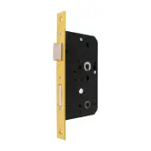 AR913-S-60-PB Hoppe Arrone DIN Mortice Bathroom Lock Square Forend &lpar;60mm Backset&rpar; - Polished Brass &lpar;87107873&rpar;