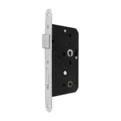 AR913-R-60-PSS Hoppe Arrone DIN Mortice Bathroom Lock Radius Forend &lpar;60mm Backset&rpar; - Polished Stainless Steel &lpar;87107875&rpar;