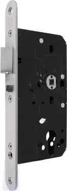 Click Here To Enlarge This Photo Of AR914-R-60-PSS Hoppe Arrone DIN Mortice Nightlatch Case Radius Forend &lpar;60mm Backset&rpar; - Polished Stainless Steel &lpar;87107881&rpar;