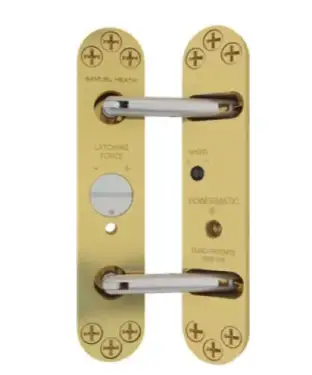Click Here To Enlarge This Photo Of R100-PB PERKO Powermatic Polished Brass Concealed Hydraulic Door Closer &lpar;80kg&rpar;