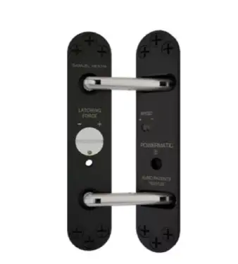 Click Here To Enlarge This Photo Of R100-MBC PERKO Powermatic Matt Black Concealed Hydraulic Door Closer &lpar;80kg&rpar;