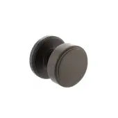 Atlantic - MH350SMKUDBSOLID Millhouse Brass 'Boulton' &lpar;Solid Brass&rpar; Stepped Mortice Knob on Concealed Fix Rose - Urban Dark Bronze